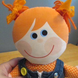 Vintage Playskool Dressy Bessy Learn to Dress Teaching Doll 1979 14”